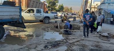 تعمیر موفق خط انتقال آب شرب دهدشت/كاهش هدررفت ۸۶۴مترمكعب آب در شبانه روز